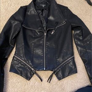 Lulus small leather jacket